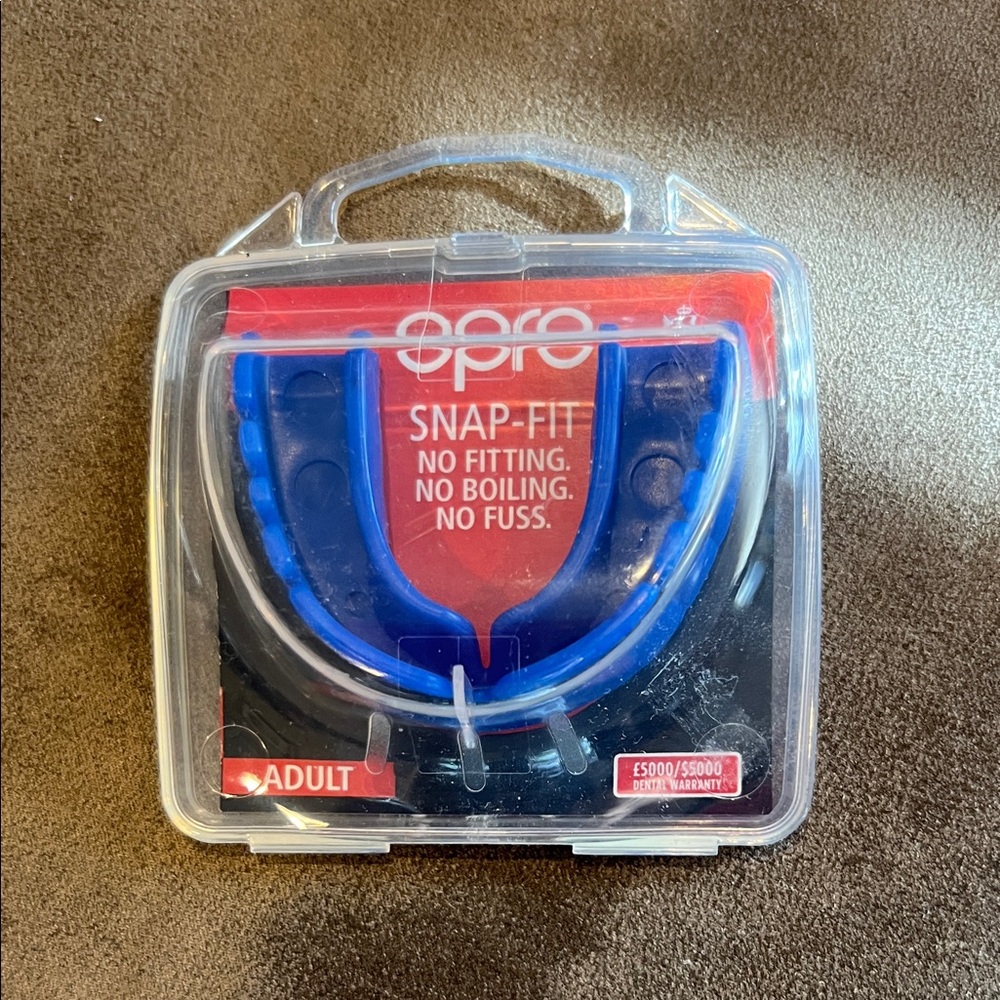 Opro Blue Snap-Fit Mouthguard Adult